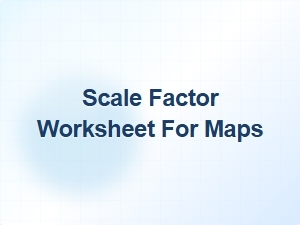 Mastering Map Scale with Practical Worksheet Exercises